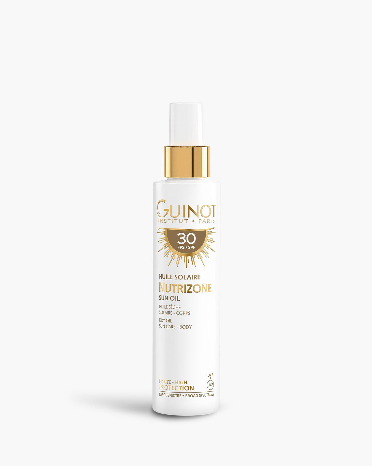 Huile sèche solaire Nutrizone SPF30