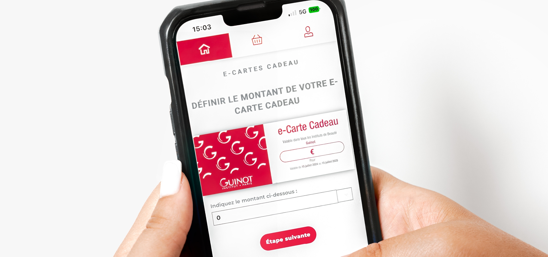 Votre e-carte cadeau Guinot